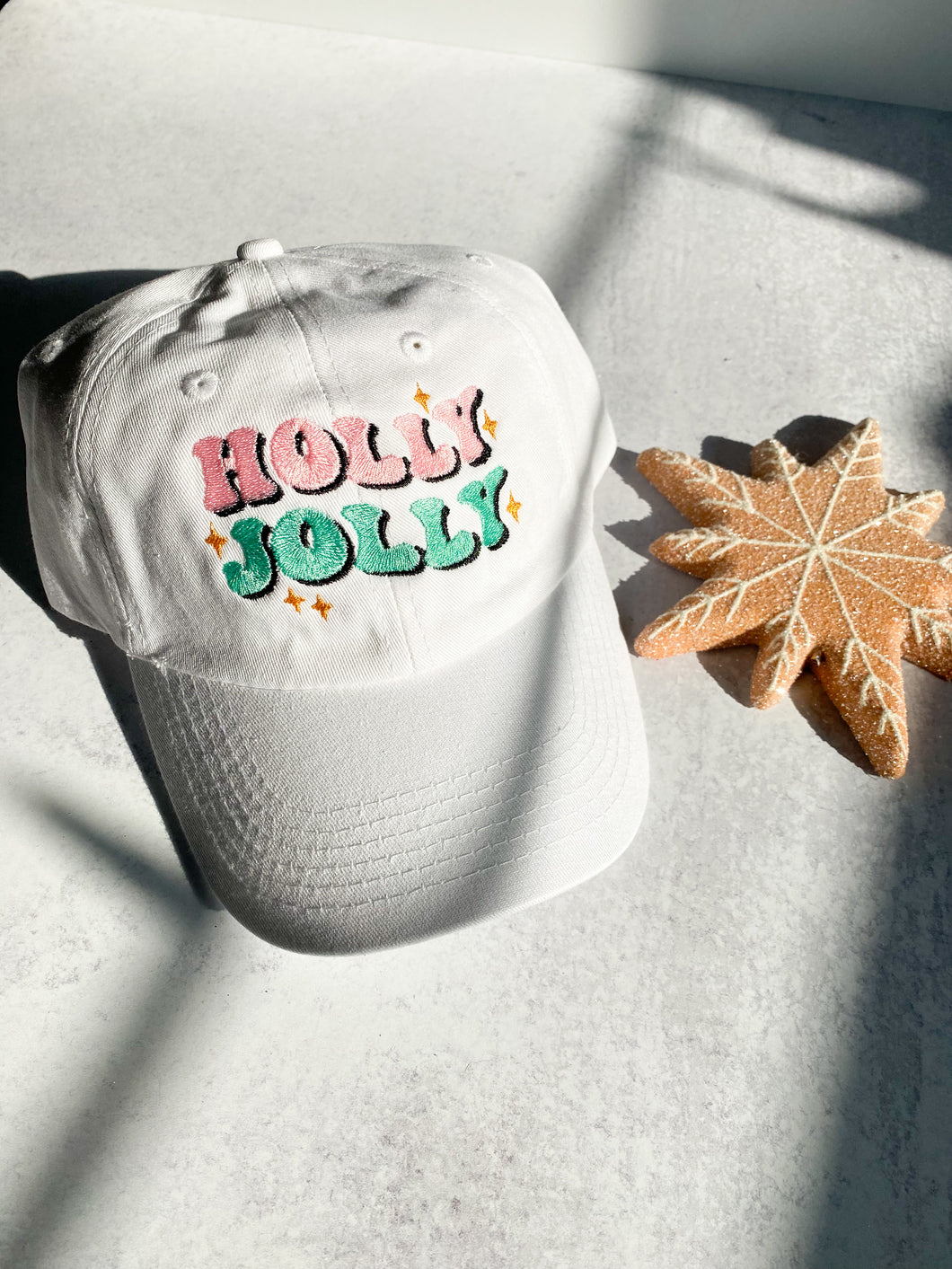 Holly Jolly Christmas Relaxed Fit Hat