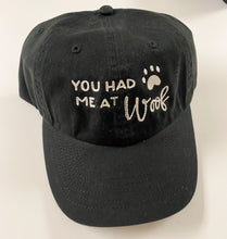 Load image into Gallery viewer, You Had Me at Woof Relaxed Fit Hat
