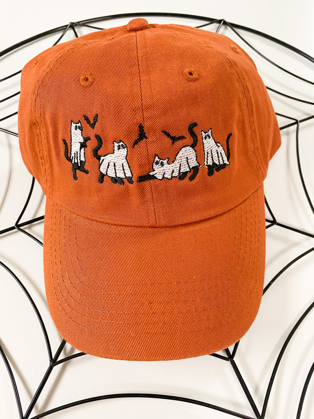Cats on Halloween Night Relaxed Fit Hat
