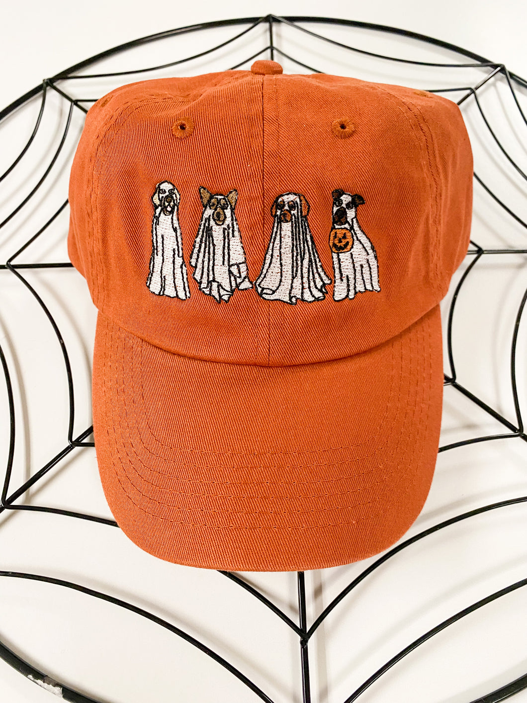 Pups on Halloween Night Relaxed Fit Hat