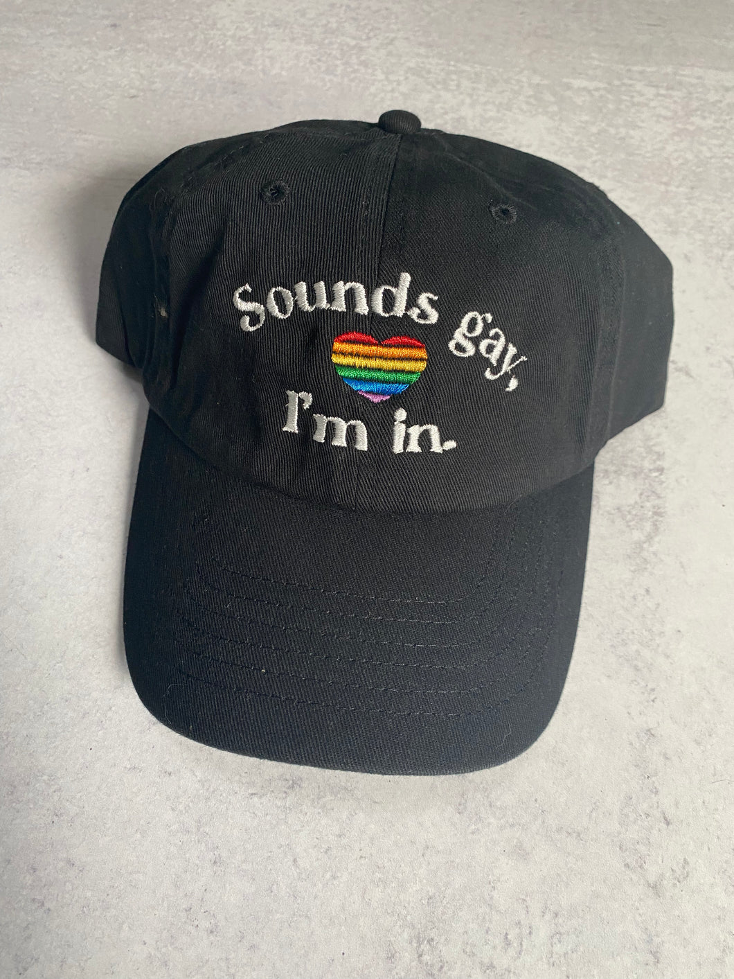 Sounds Gay, I’m in. Pride Hat