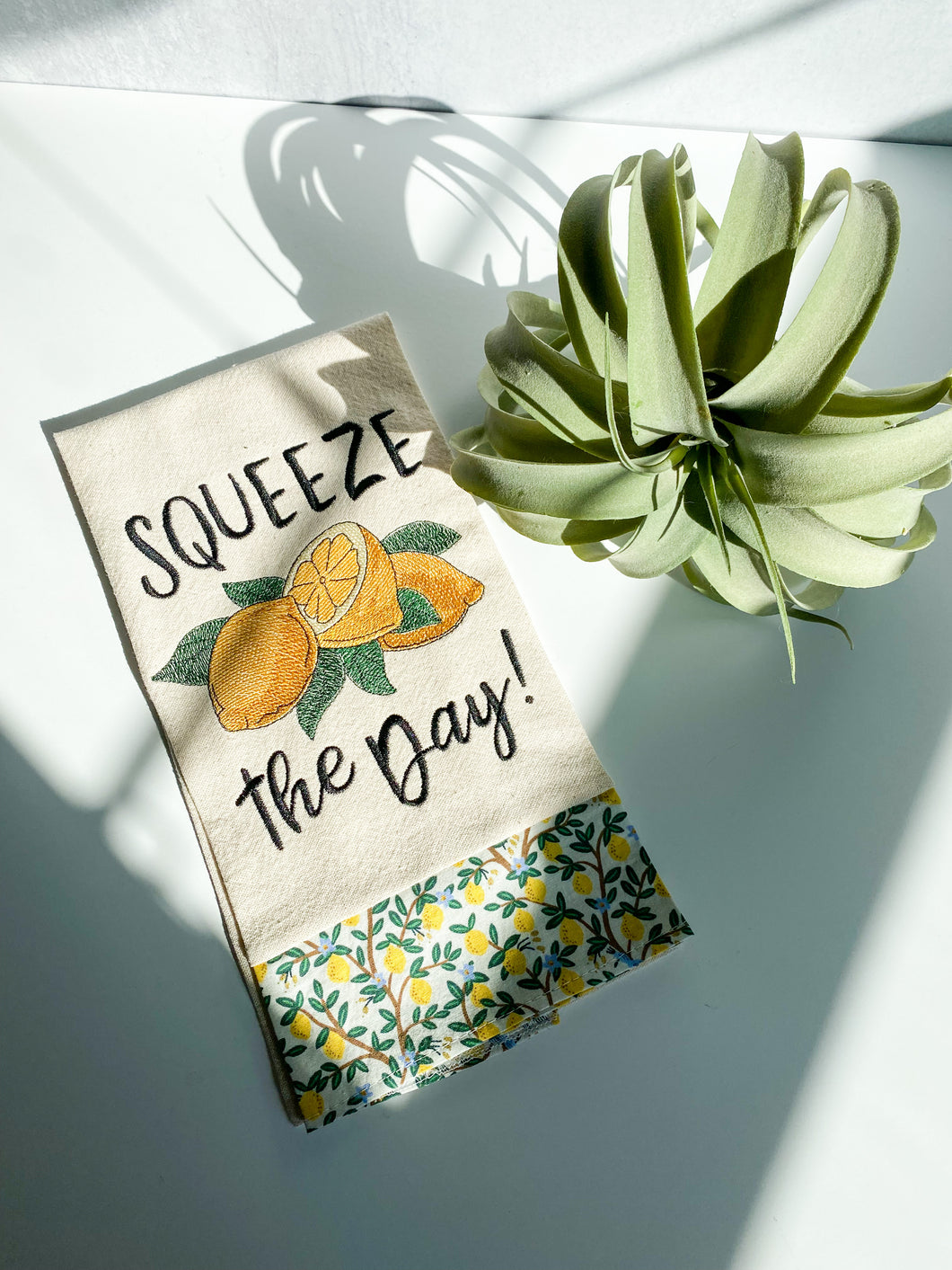 Squeeze the Day Tea Towel