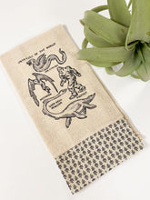 Load image into Gallery viewer, Cryptids of the World Tea Towel
