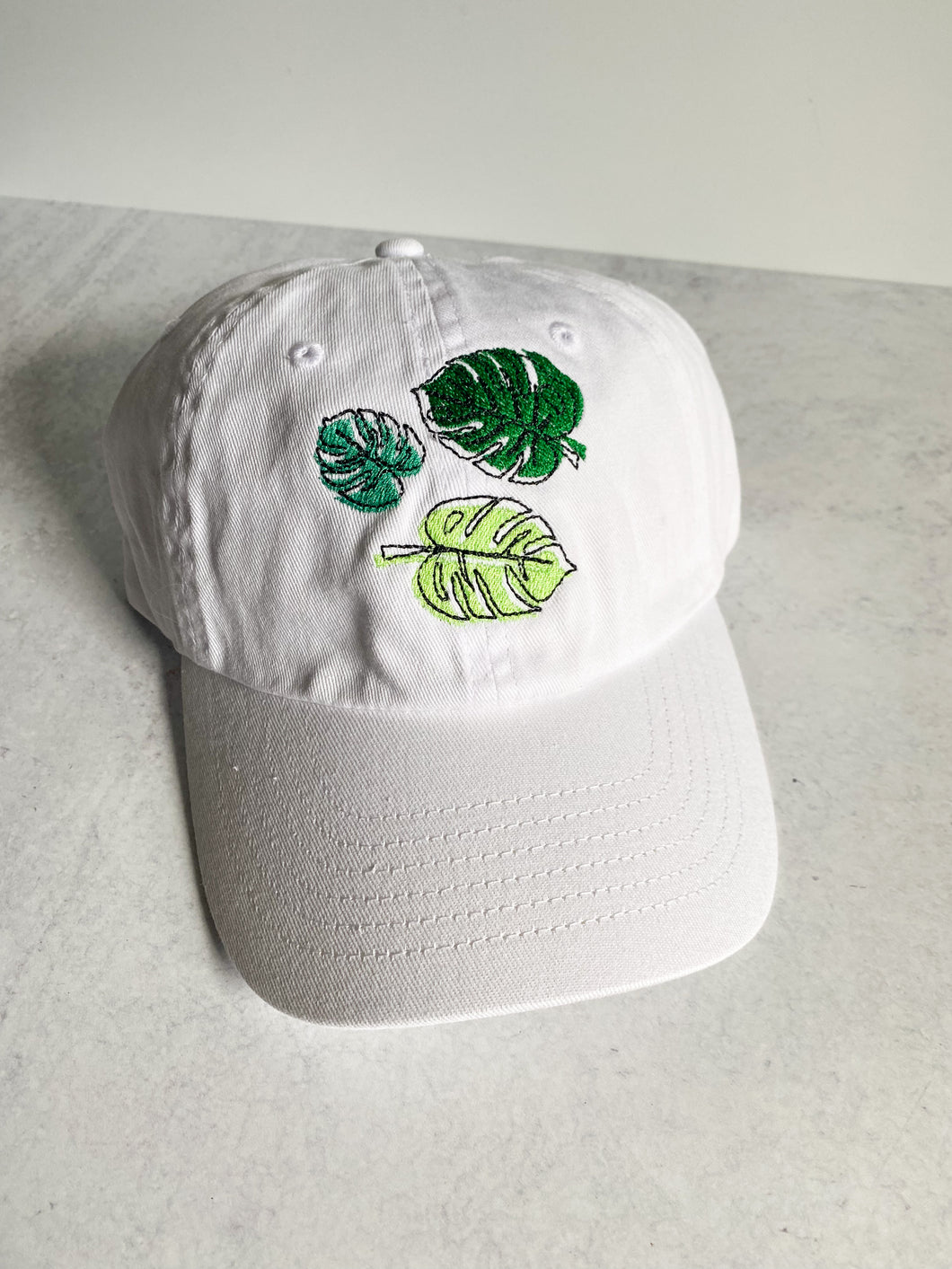Monstera Leaves Relaxed Fit Hat