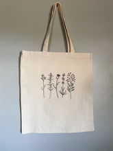 Load image into Gallery viewer, Pressed Flowers Tote Bag

